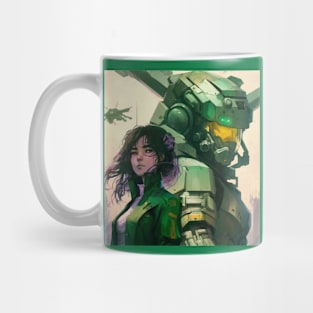 Neo Battle - Vintage Poster | Mecha Mug